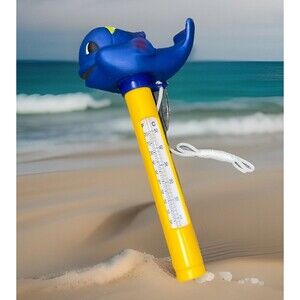 Swimming Pool Spa Hot Tub Floating Blue Whale Thermometer F/C